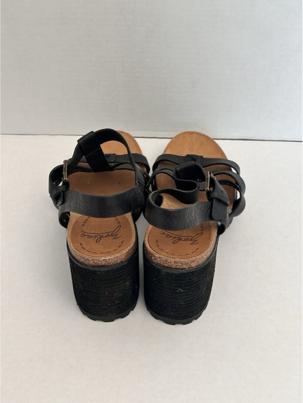 Zodiac Women's Black Block Heel Sandal Shoes Size 10 - Picture 5 of 7